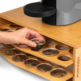 Homevative Coffee Stand for Vertuo, Natural Bamboo