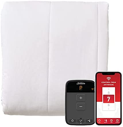 Sunbeam Electric Mattress Pad, Twin, Polyester, Wi-Fi